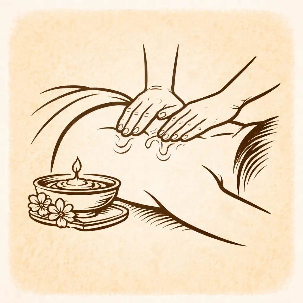 Ayurvedic way of Oil application for detox